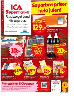 ICA Supermarket - Lund - Förhandsvisning av reklamblad från butik ICA Supermarket aktuell från 15.12.2025