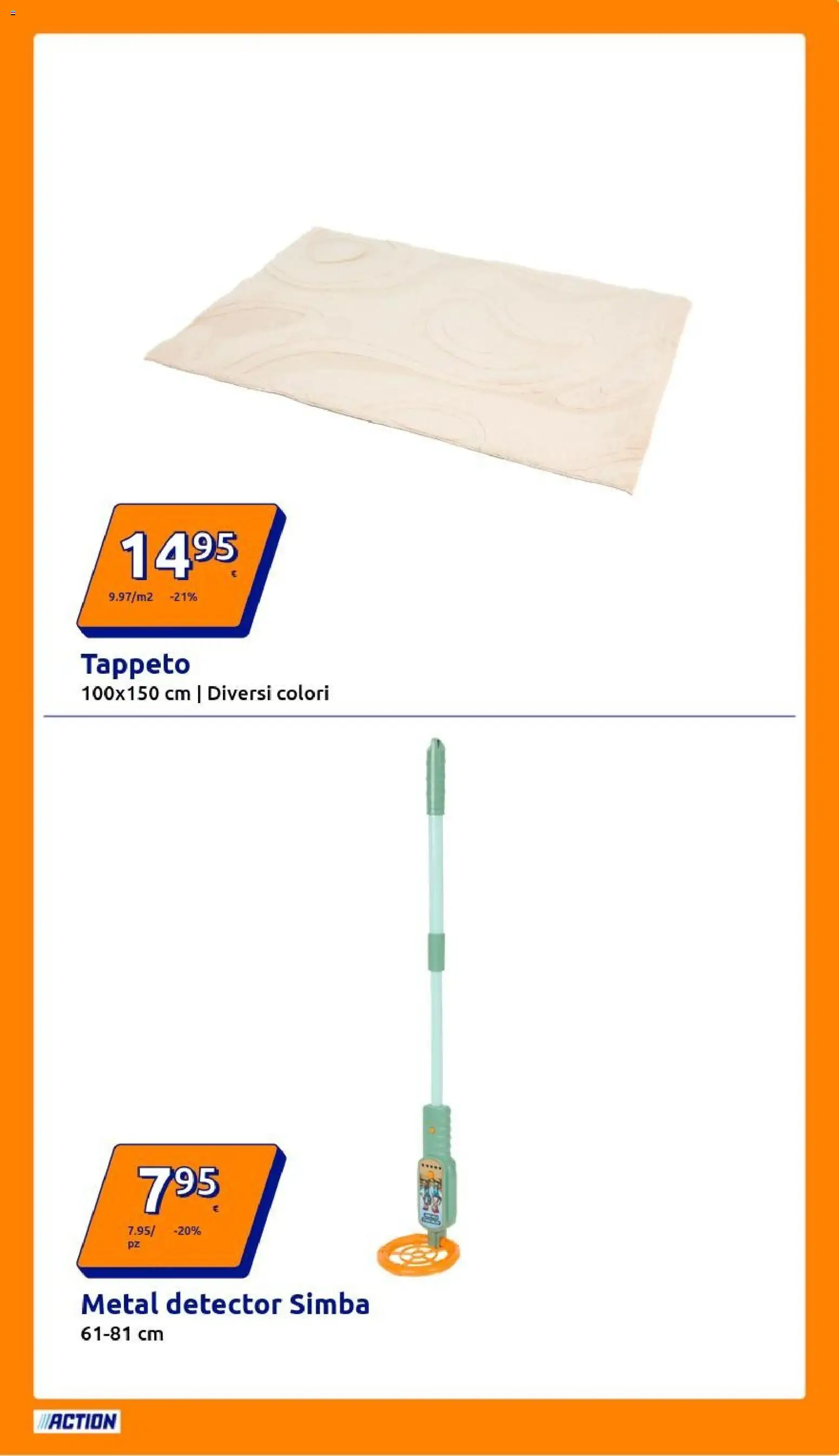 Volantino Action del 18.02.2026 | Pagina: 23 | Prodotti: Tappeto