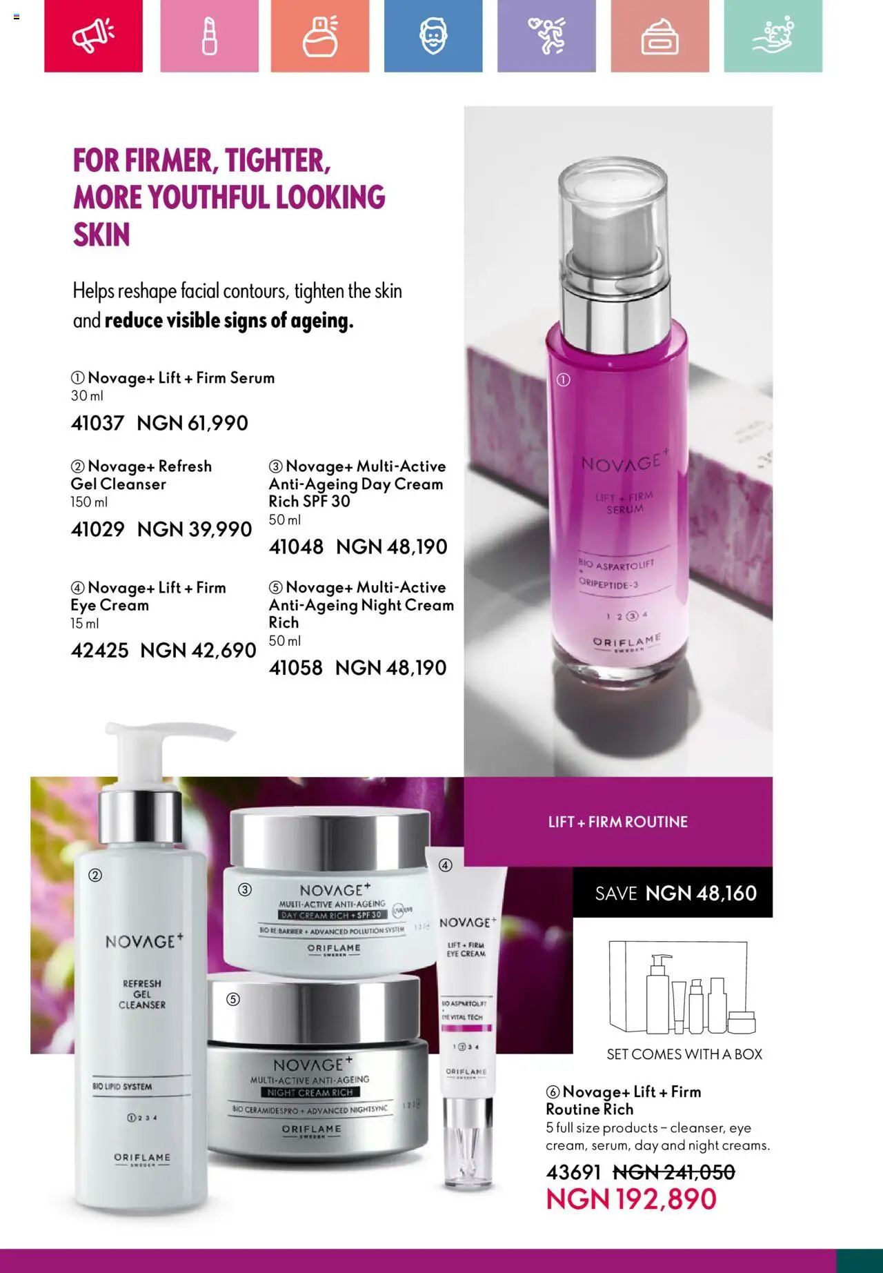 Oriflame -Catalogue valid from 01.04.2025 | Page: 48 | Products: Box, Cream