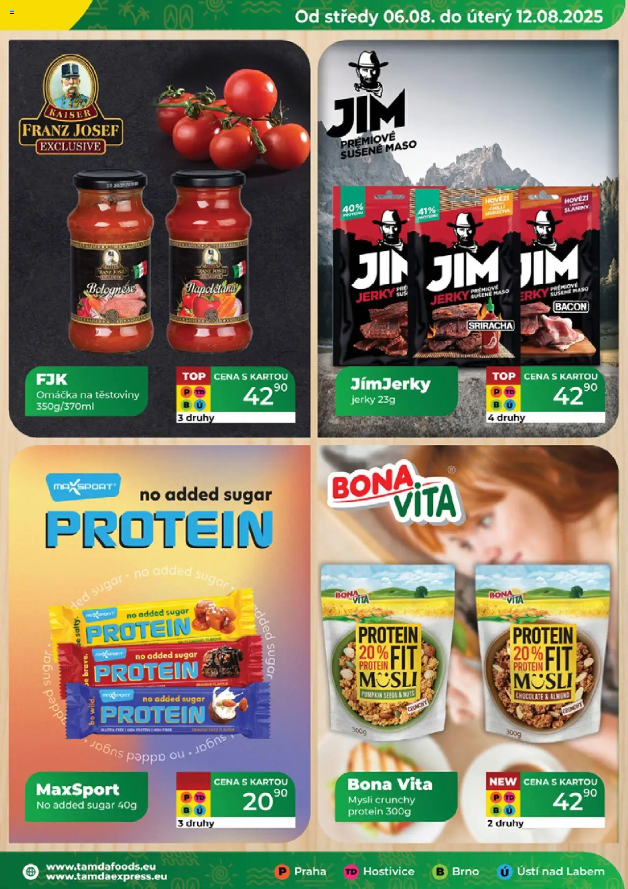 Tamda Foods leták od 06.08.2025 | Strana: 13 | Produkty: Sušené maso, Müsli, Protein, Jerky