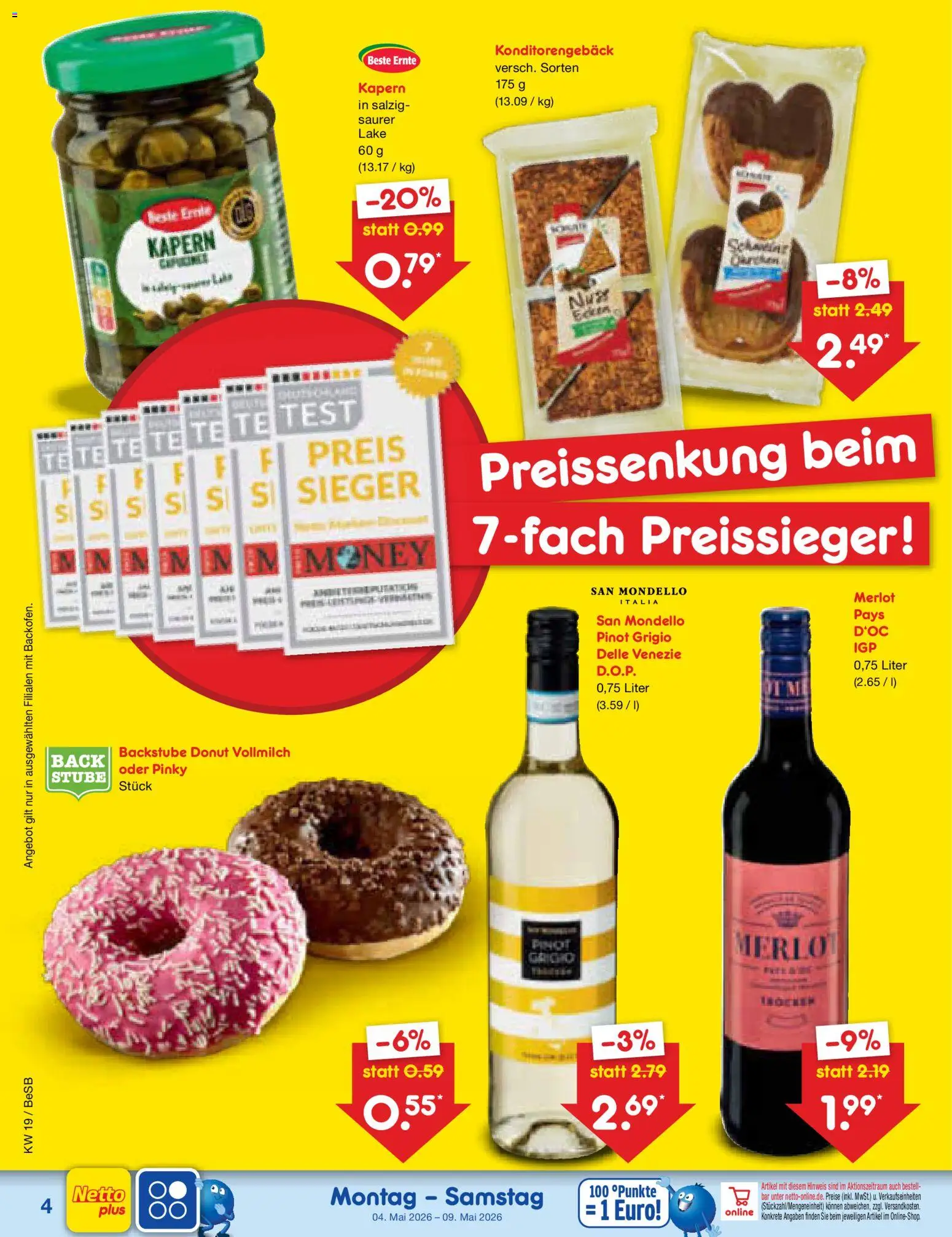 Netto Marken-Discount Prospekt 	 – gültig ab 04.05.2026 | Seite: 37 | Produkte: Merlot