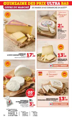  | Page: 32 | Produits: Mozzarella, Brie de meaux aop, Lait, Brie