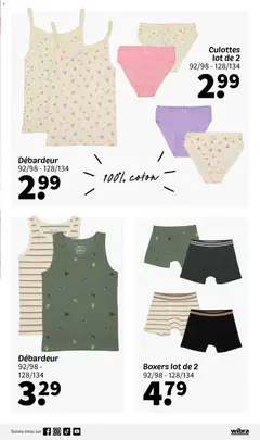 Wibra - Prévisualisation de Wibra catalouge valide à partir de 16.03.2026 | Page: 13 | Produits: Coton, Débardeur