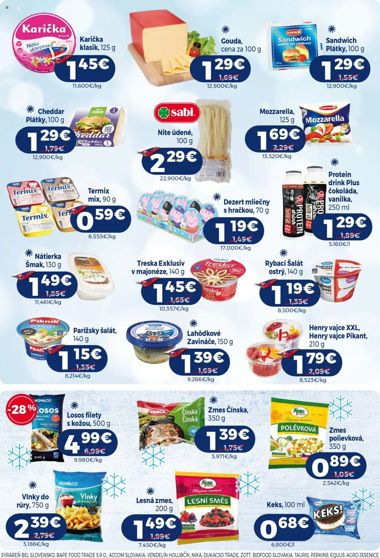 Milk Agro leták │ platný od 13.08.2025 | Strana: 7 | Produkty: Syr, Protein, Šalát, Treska