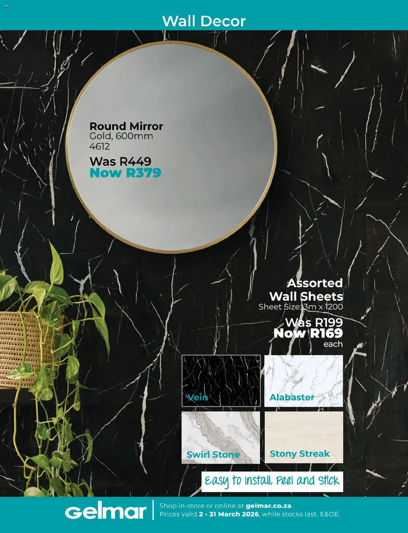 New Gelmar catalogue – valid from 02.03.2026 | Page: 4 | Products: Mirror