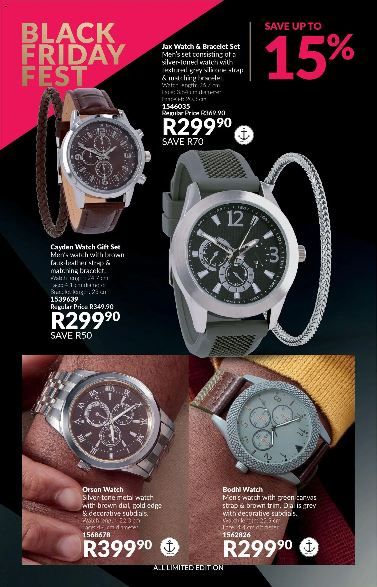 New Avon catalogue – valid from 01.11.2025 | Page: 12 | Products: Watch, Silicone, Canvas