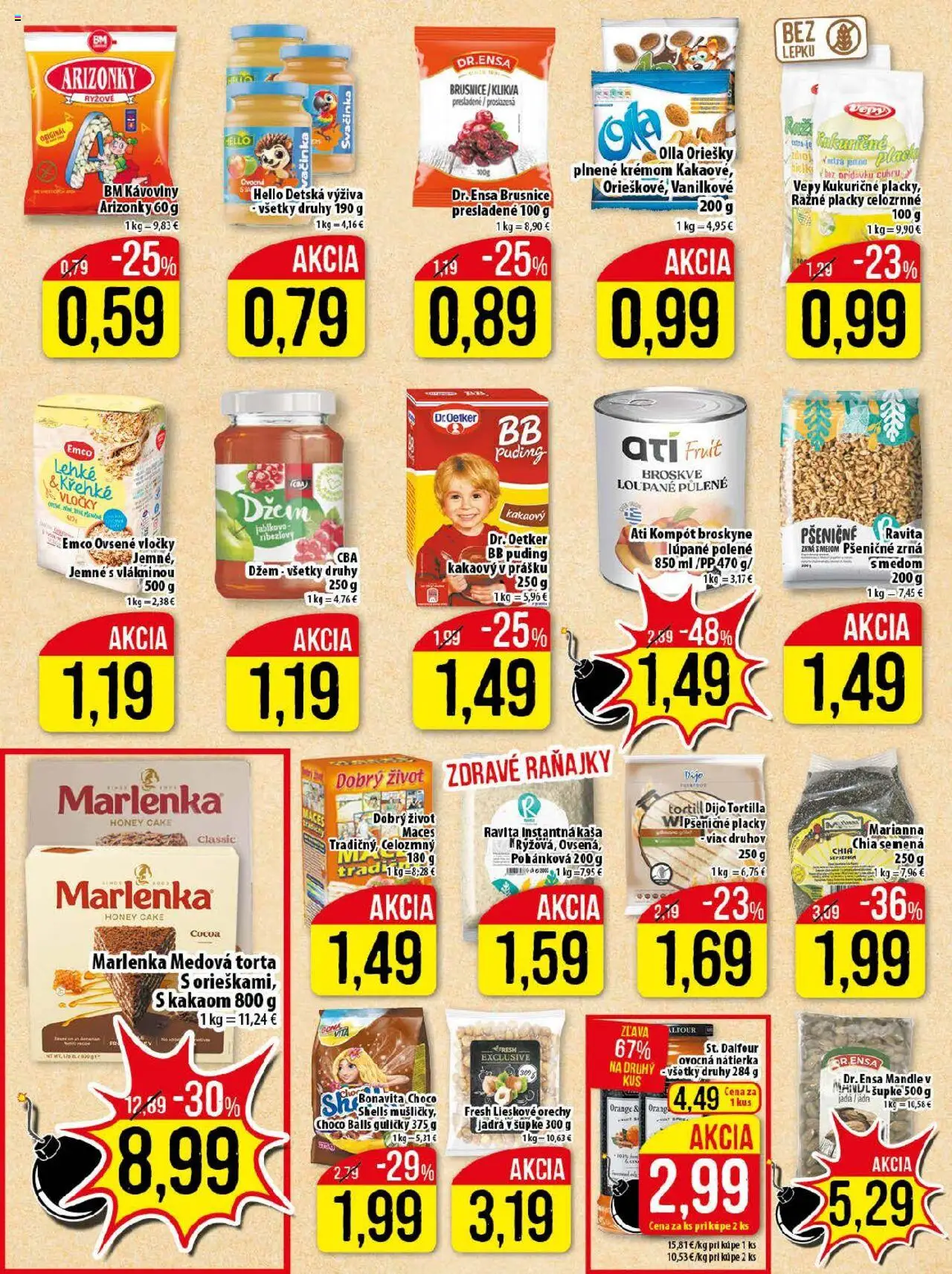 Klas leták │ platný od 18.08.2025 | Strana: 13 | Produkty: Tortilla, Puding, Torta, Marlenka