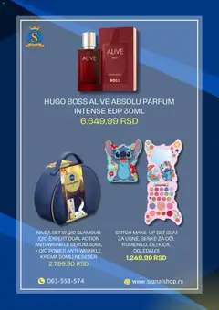 Signal Plus katalog - pregled Signal Plus kataloga - važi od 06.12.2025 | Strana: 5 | Proizvode: Nivea, Ogledalo, Krema, Hugo