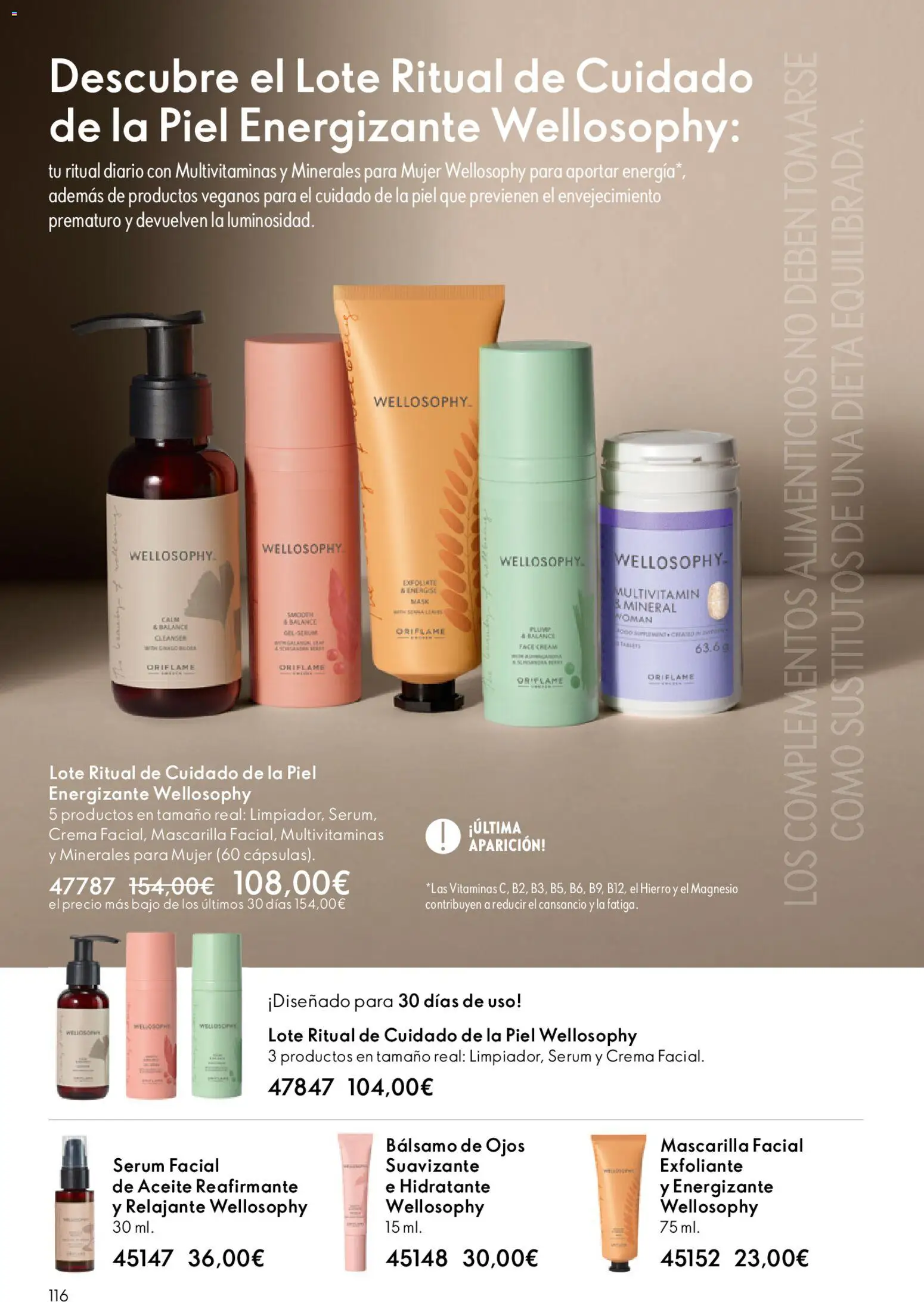 Oriflame - Catálogo Campaña 6 │ válido desde el 22.04.2026 | Página: 116 | Productos: Mascarilla facial, Crema, Γαύρος, Suavizante