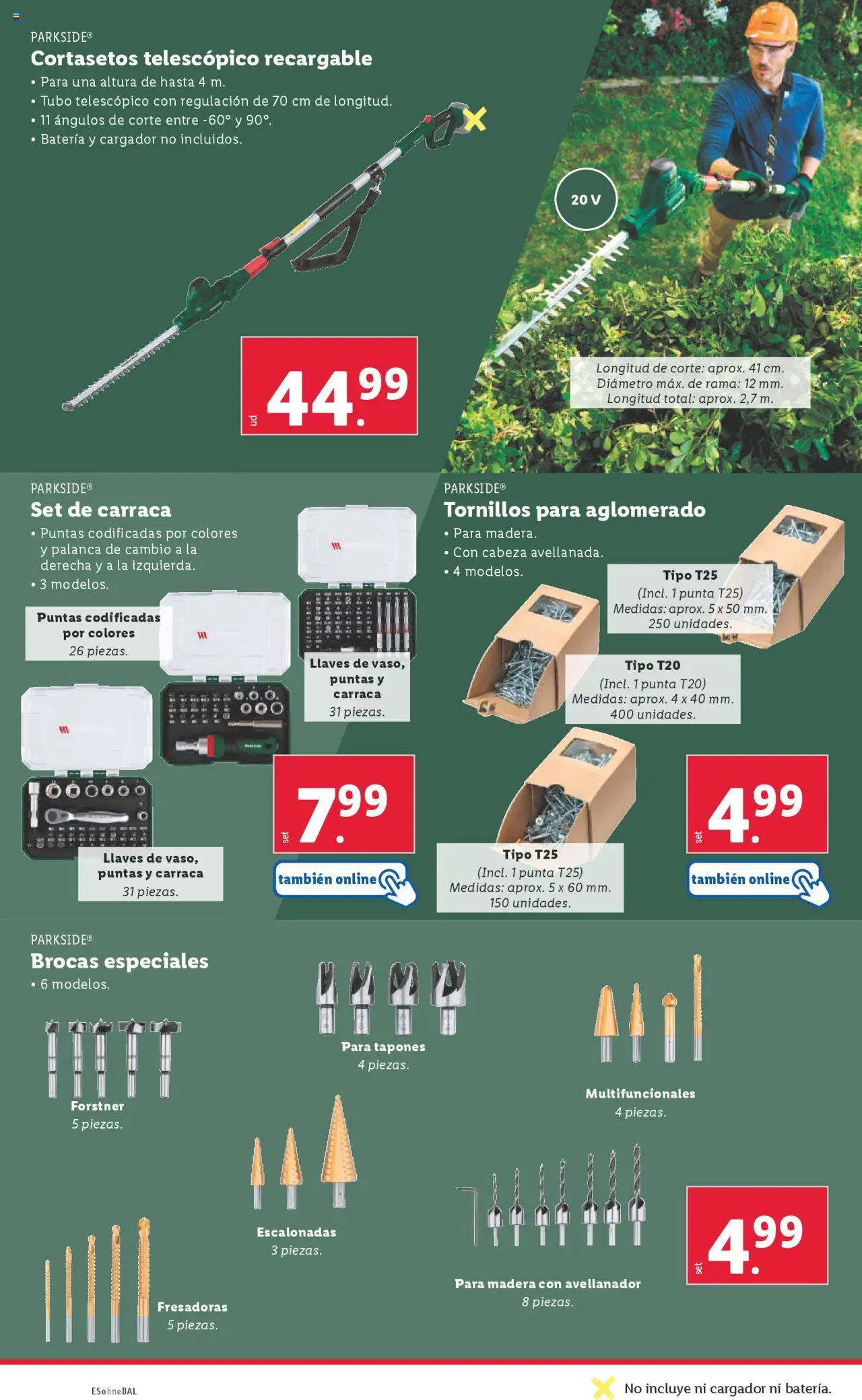 Lidl catálogo MAD │ válido desde el 09.06.2025 | Página: 40 | Productos: Cortasetos, Batería
