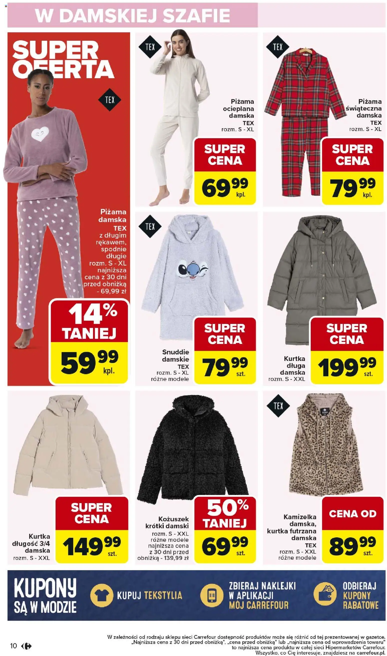 Carrefour Gazetka - Łap super okazje od 03.11.2025 | Strona: 10 | Produkty: Kamizelka, Kurtka, Piżama, Naklejki