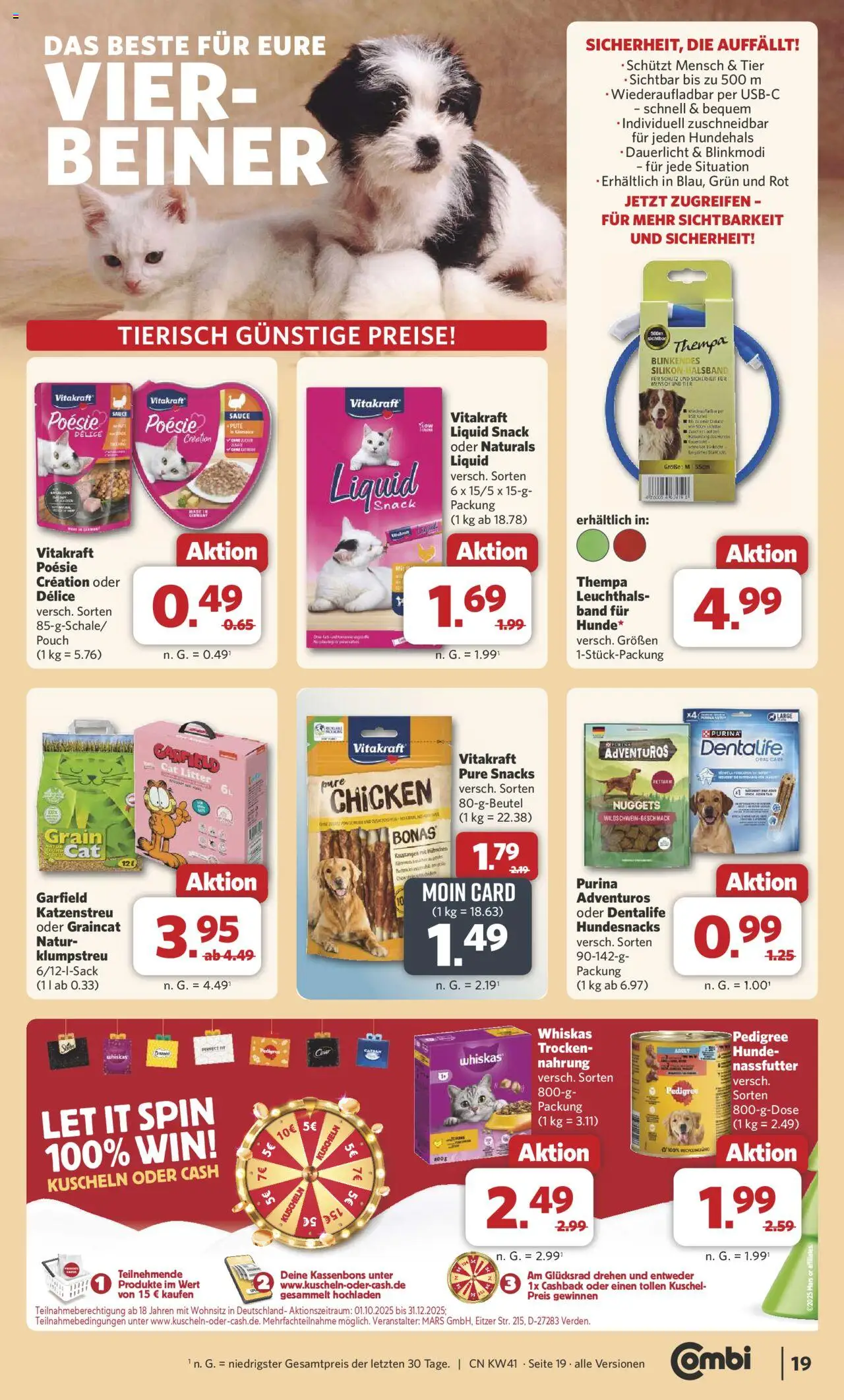 Combi Prospekt 	 – gültig ab 06.10.2025 | Seite: 24 | Produkte: Pute, Mars, Pedigree, Whiskas
