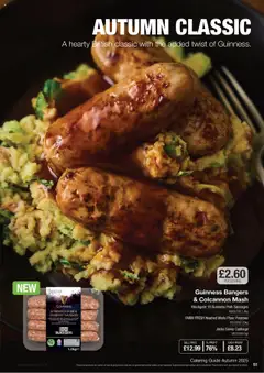 Preview of Booker Wholesale - Autumn News valid from 07.10.2025 | Page: 51 | Products: Pork, Potatoes, Sausages