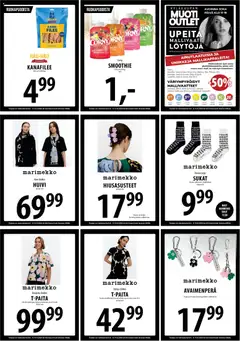 Tuuri-mainoslehti voimassa 08.04.2026 alkaen | Sivu: 10 | Tuotteet: Kana, Avaimenperä, Sukat, Huivi