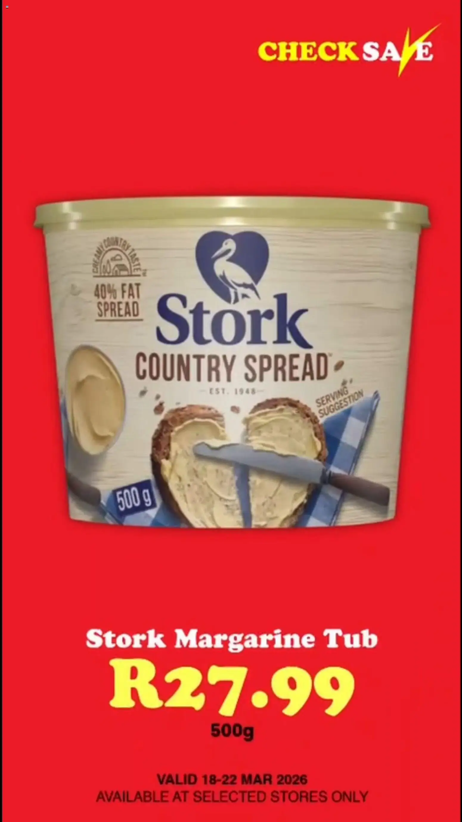 New Check Save catalogue – valid from 19.03.2026 | Page: 6 | Products: Margarine, Fat spread