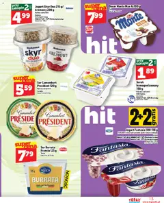Topaz Gazetka - Express od 17.07.2025 | Strona: 13 | Produkty: Granola, Camembert, Jogurt, Czekolada