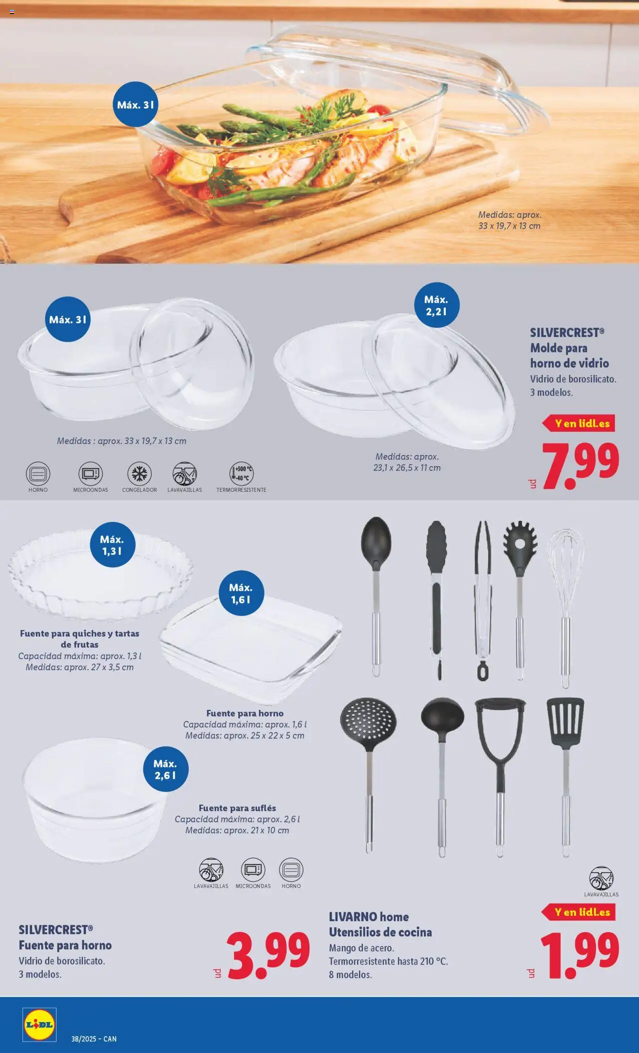 Lidl - Canarias │ válido desde el 15.09.2025 | Página: 8 | Productos: Congelador, Horno, Cocina, Lavavajillas