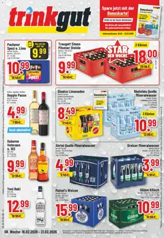 Trinkgut Prospekt 	 ab 16.02.2026 gültig
