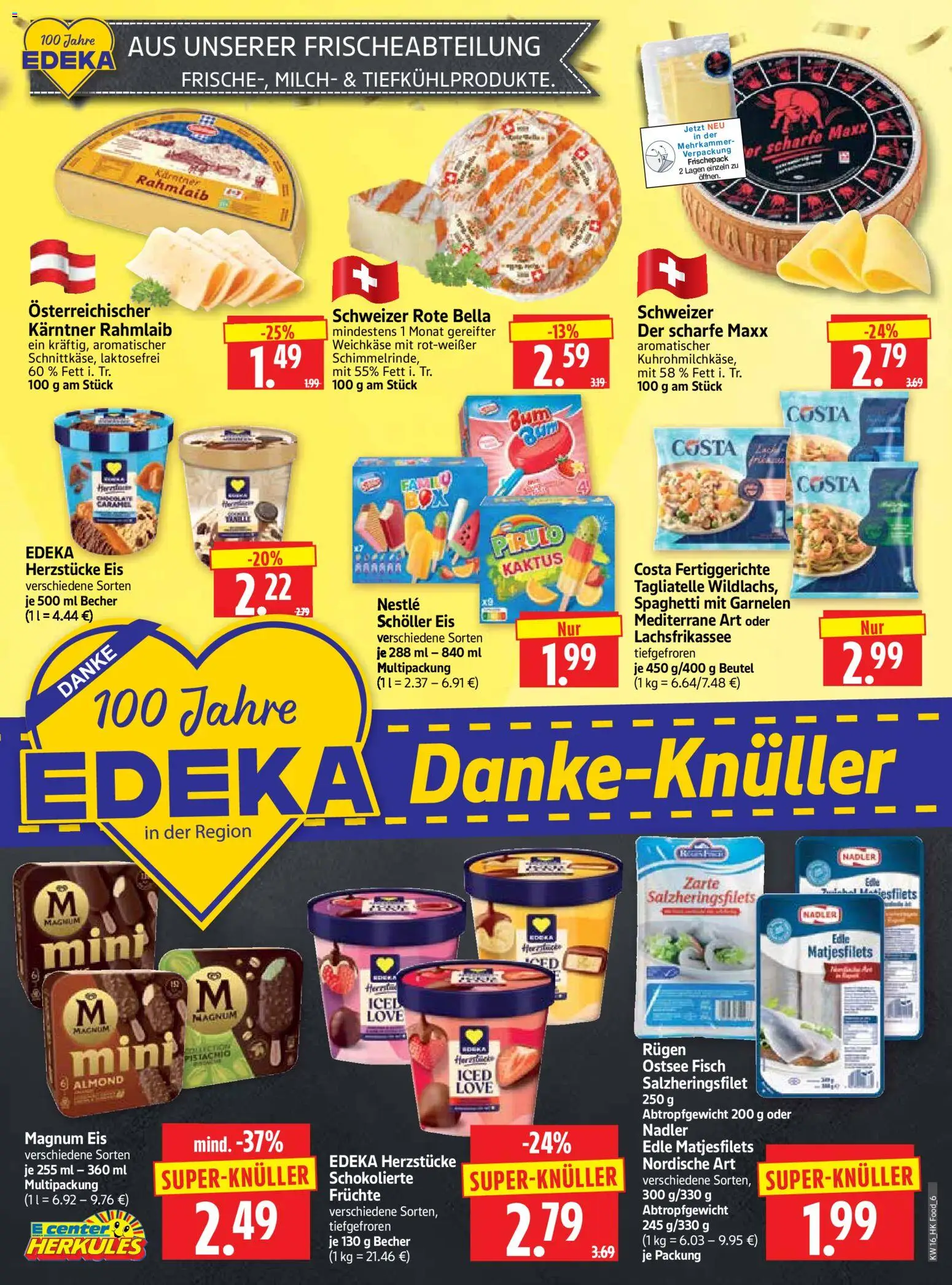 HERKULES Prospekt 	 – gültig ab 13.04.2026 | Seite: 6 | Produkte: Milch, Garnelen, Fisch, Fertiggerichte