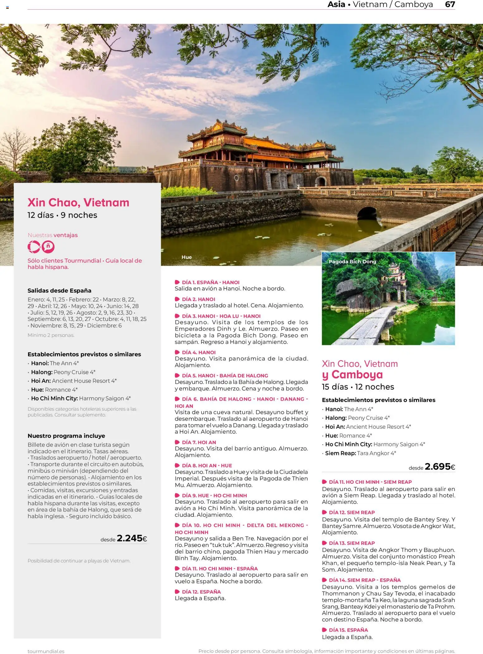 Viajes El Corte Inglés Asia y Oceanía │ válido desde el 01.01.2026 | Página: 67 | Productos: Bicicleta, Navegación