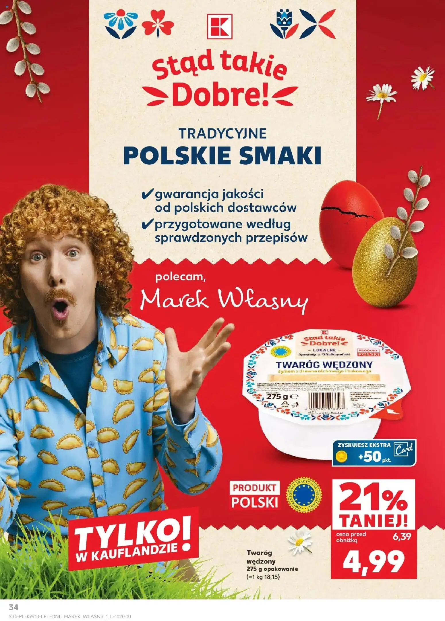 Kaufland gazetka od 05.03.2026 | Strona: 34 | Produkty: Twaróg, Twaróg wędzony