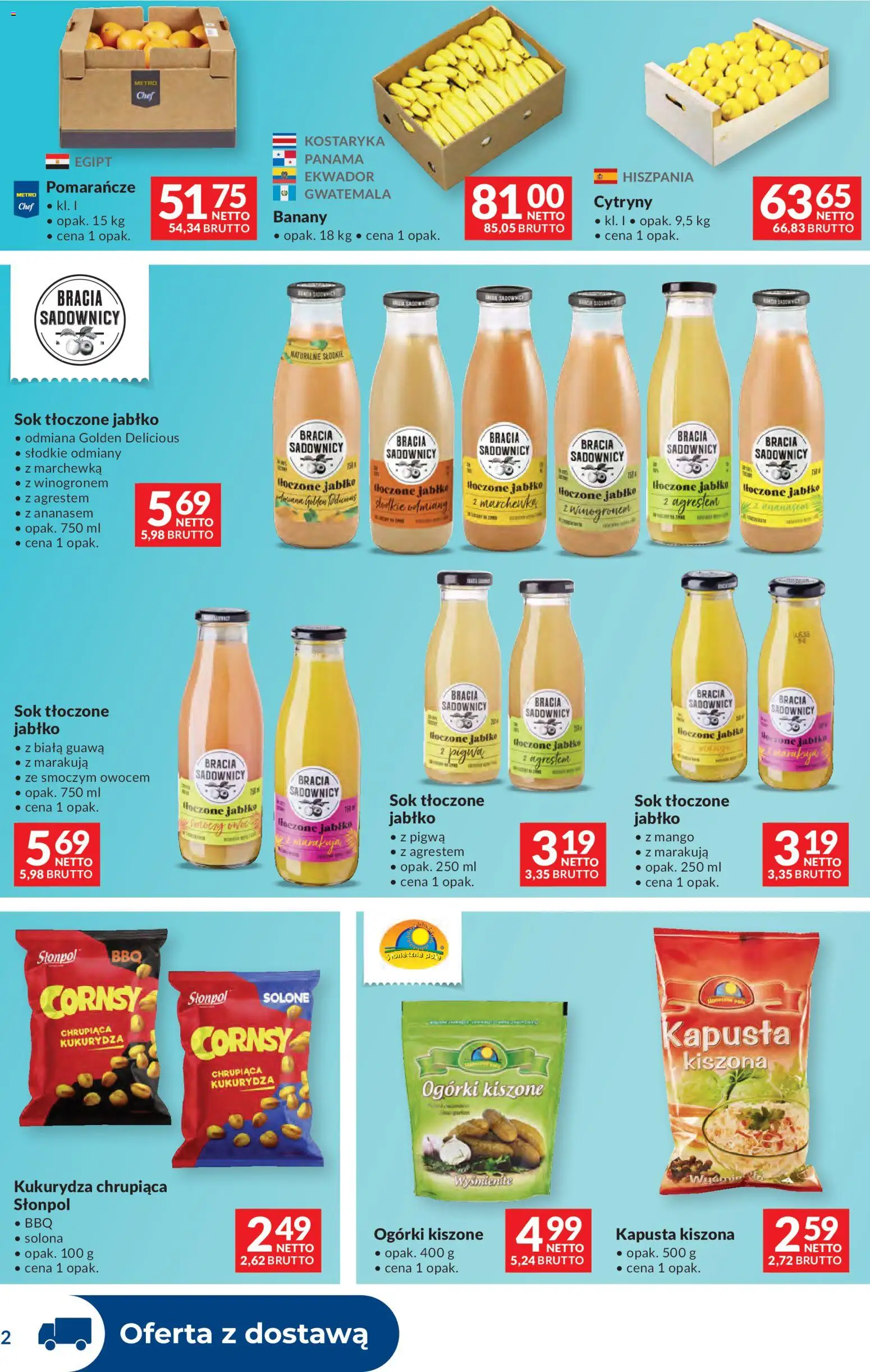 Makro Gazetka - Dystrybucja do sklepów od 03.03.2026 | Strona: 2 | Produkty: Mango, Pigwa, Kukurydza, Marchewka