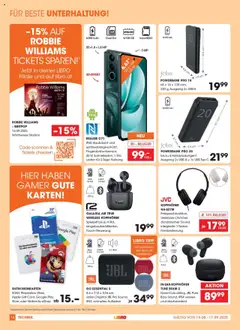 Libro Flugblatt gültig ab 14.08.2025 | Seite: 14 | Produkte: Kopfhörer, Playstation, USB, Apple