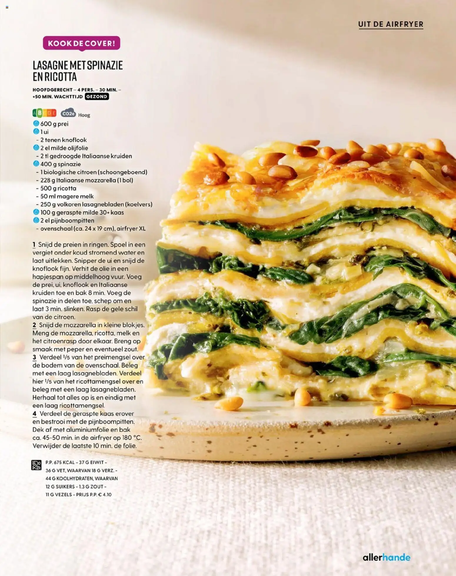 {H1} | Pagina: 15 | Producten: Citroen, Olijfolie, Ricotta, Knoflook