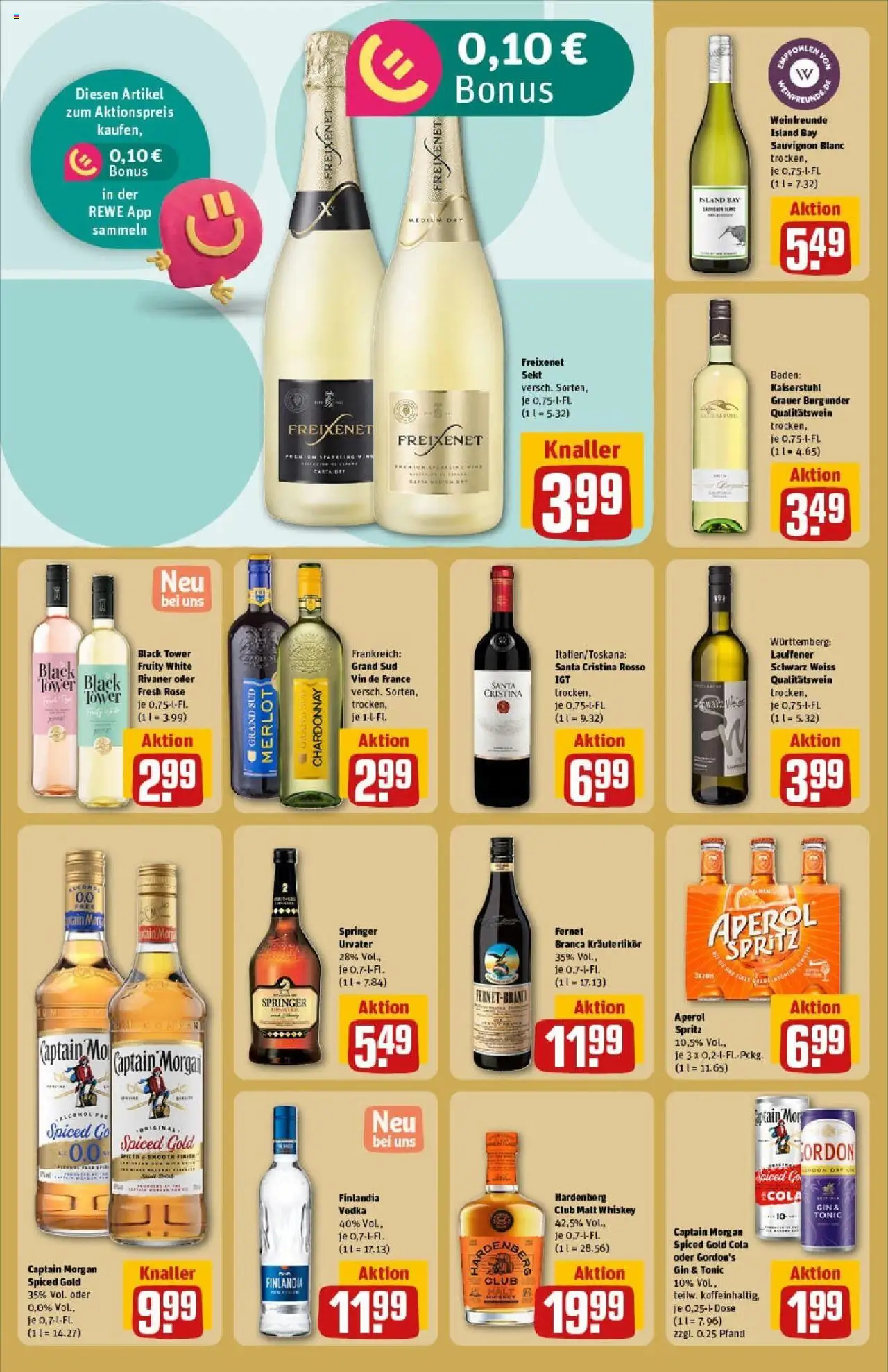 Rewe prospekt Salzgitter	 - gültig ab dem 13.07.2025 | Seite: 20 | Produkte: Cola, Rum, Merlot, Captain morgan