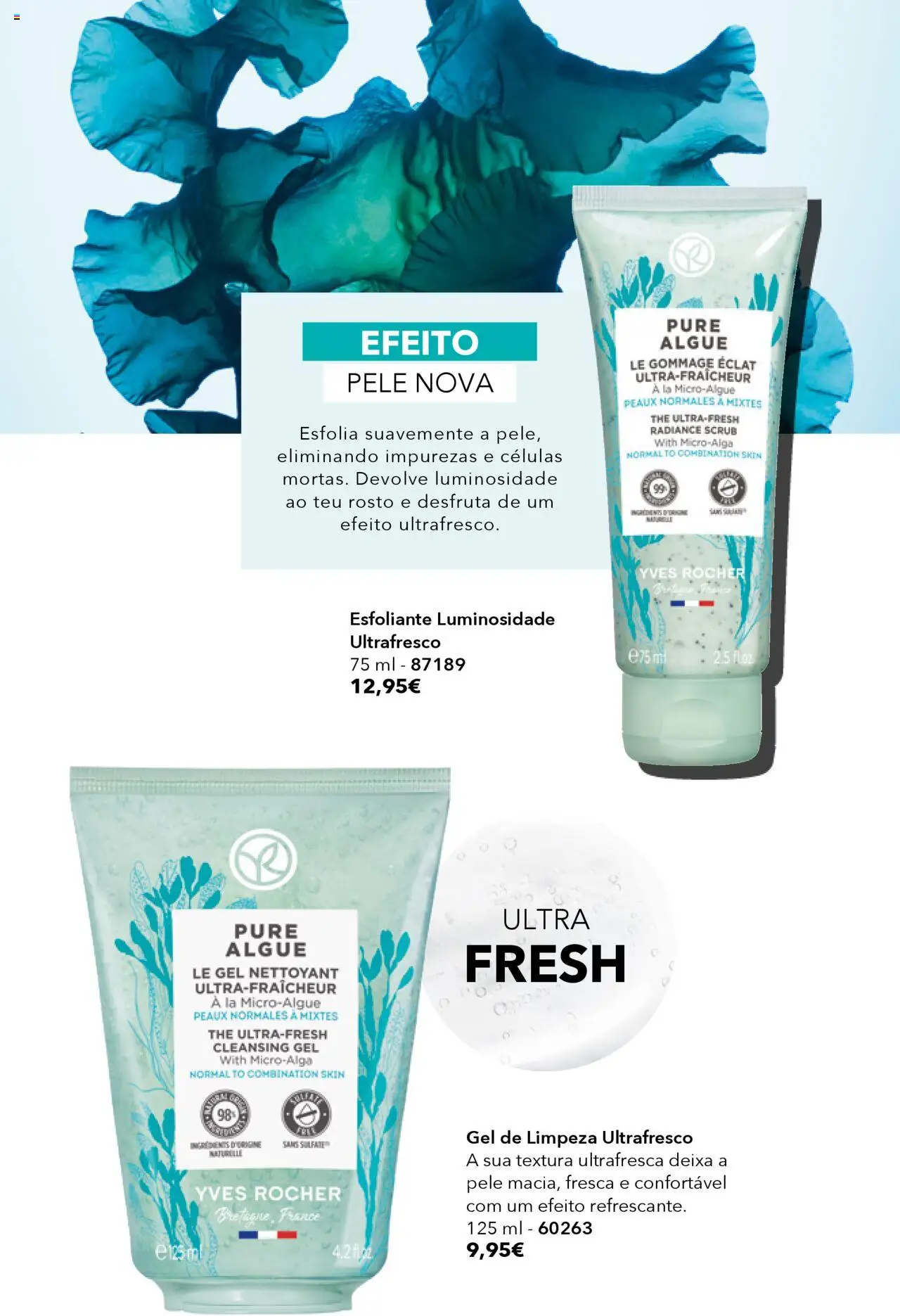 Yves Rocher catálogo 10 │ válido de 31.07.2025 | Página: 30 | Produtos: Gel de limpeza