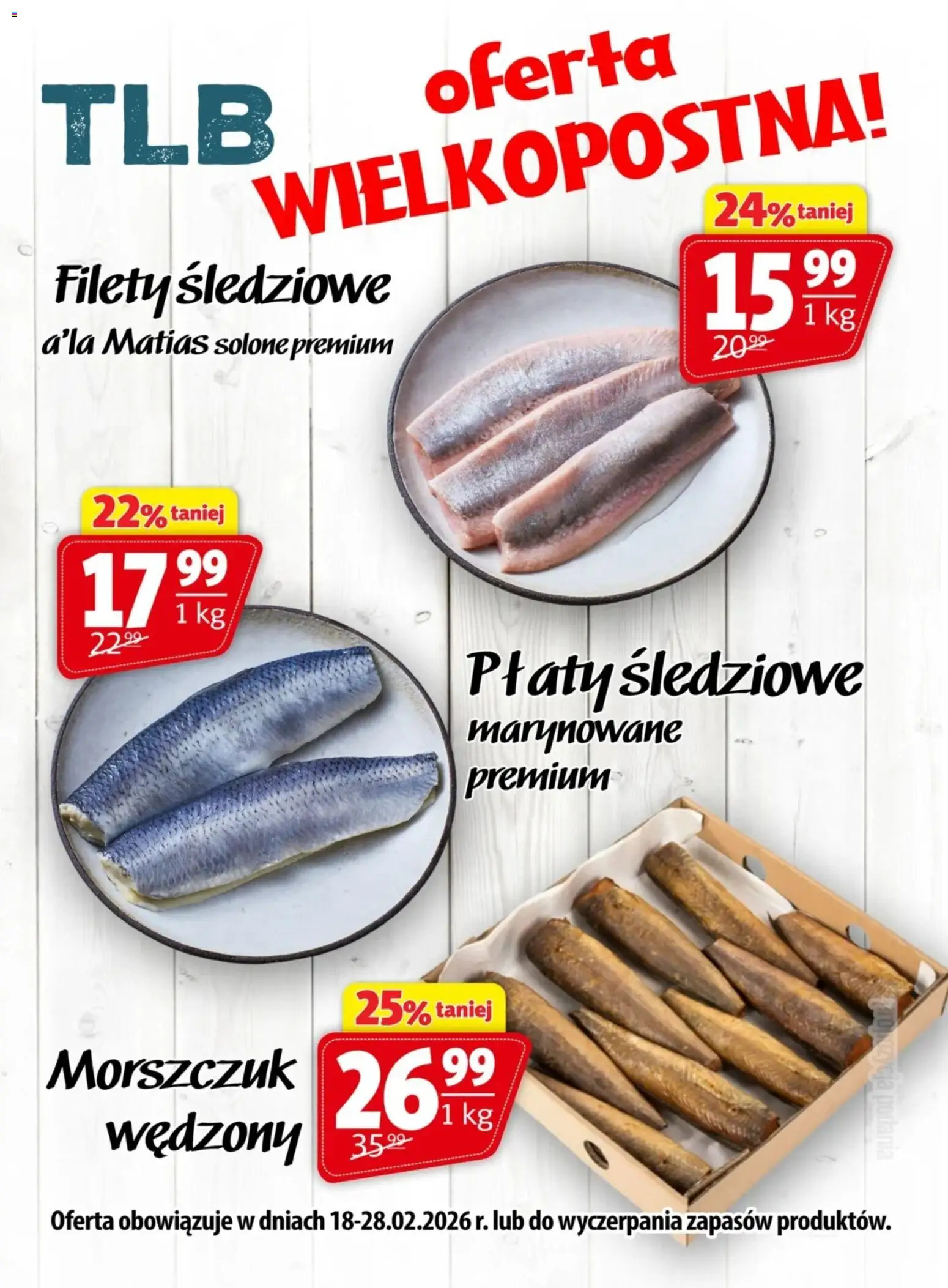 Prim Market Promocja - Ryby Tlb od 18.02.2026 | Strona: 1 | Produkty: Morszczuk