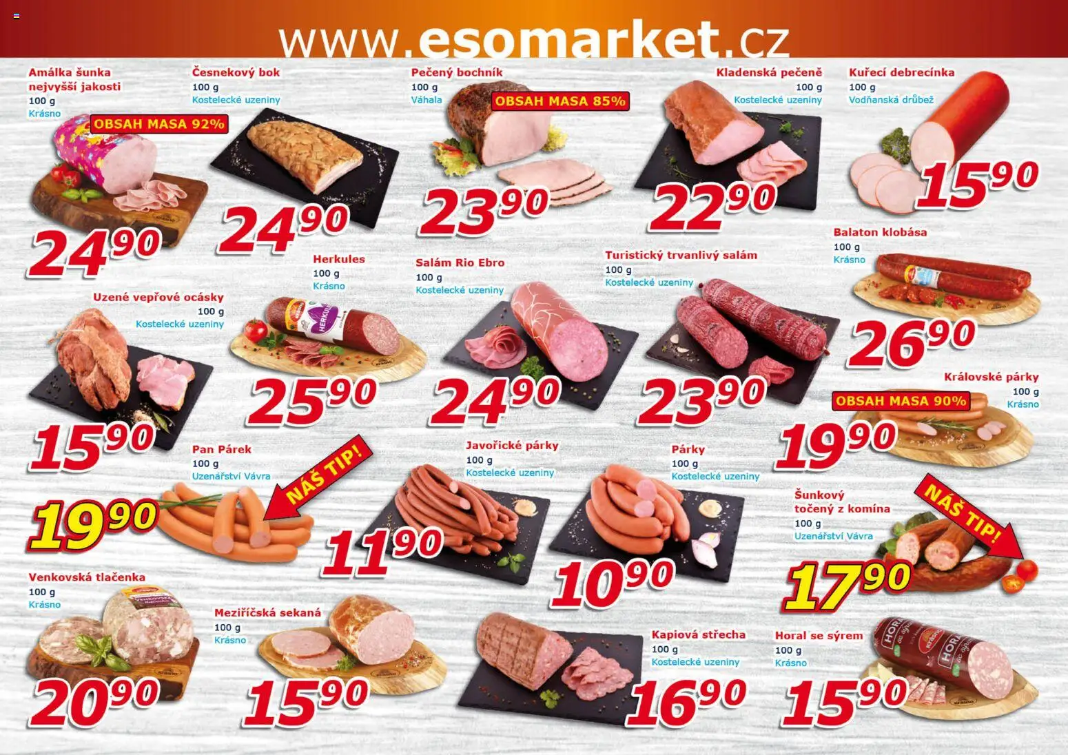 Eso market leták od 29.04.2026 💥 Nenechte si ujít TOP nabídky! ⭐ | Česko