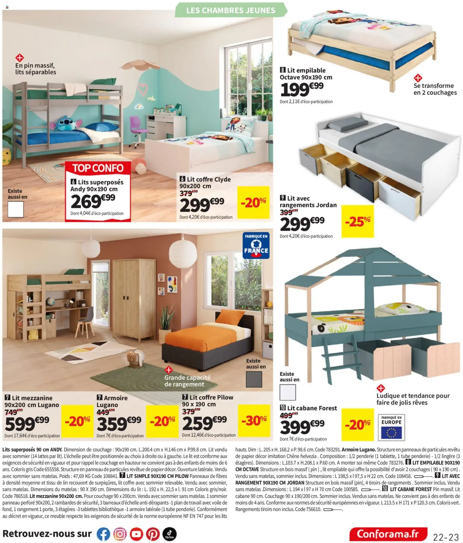 {H1} | Page: 23 | Produits: Meuble, Armoire, Sommier, Tiroirs