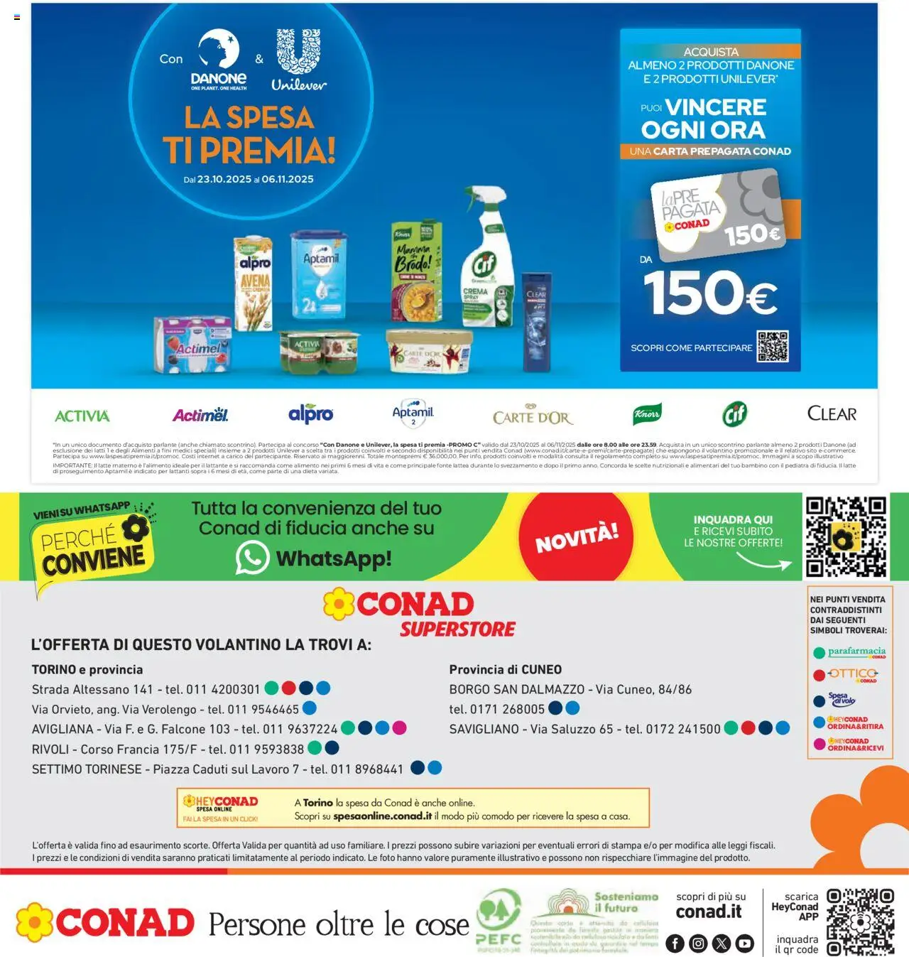 Volantino Conad del 23.10.2025 | Pagina: 36 | Prodotti: Crema, Yogurt, Latte, Stampa
