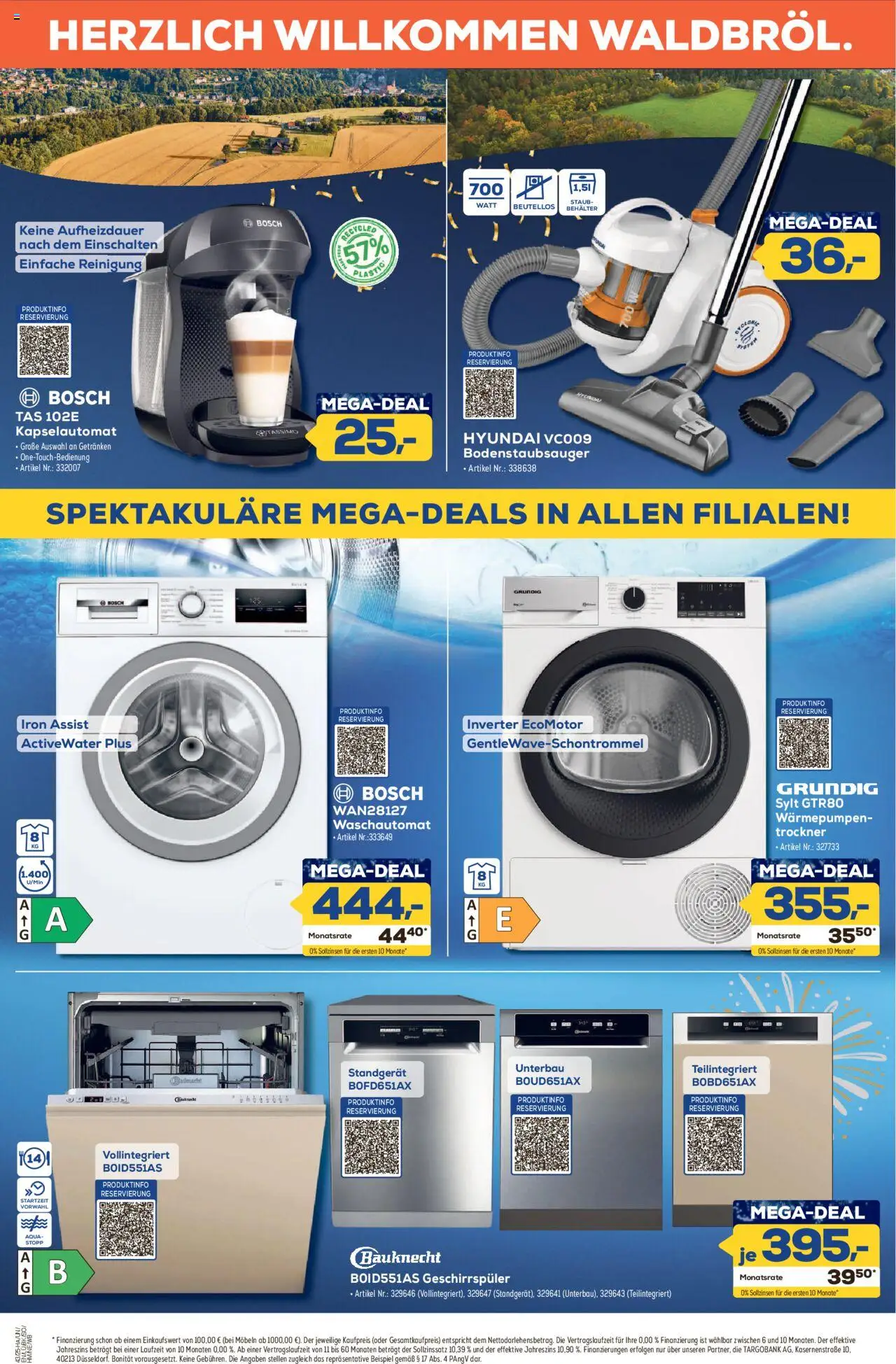 Euronics  Aus 8 wird 9! – gültig ab 16.10.2025 | Seite: 4 | Produkte: Bosch, Trockner, Geschirrspüler