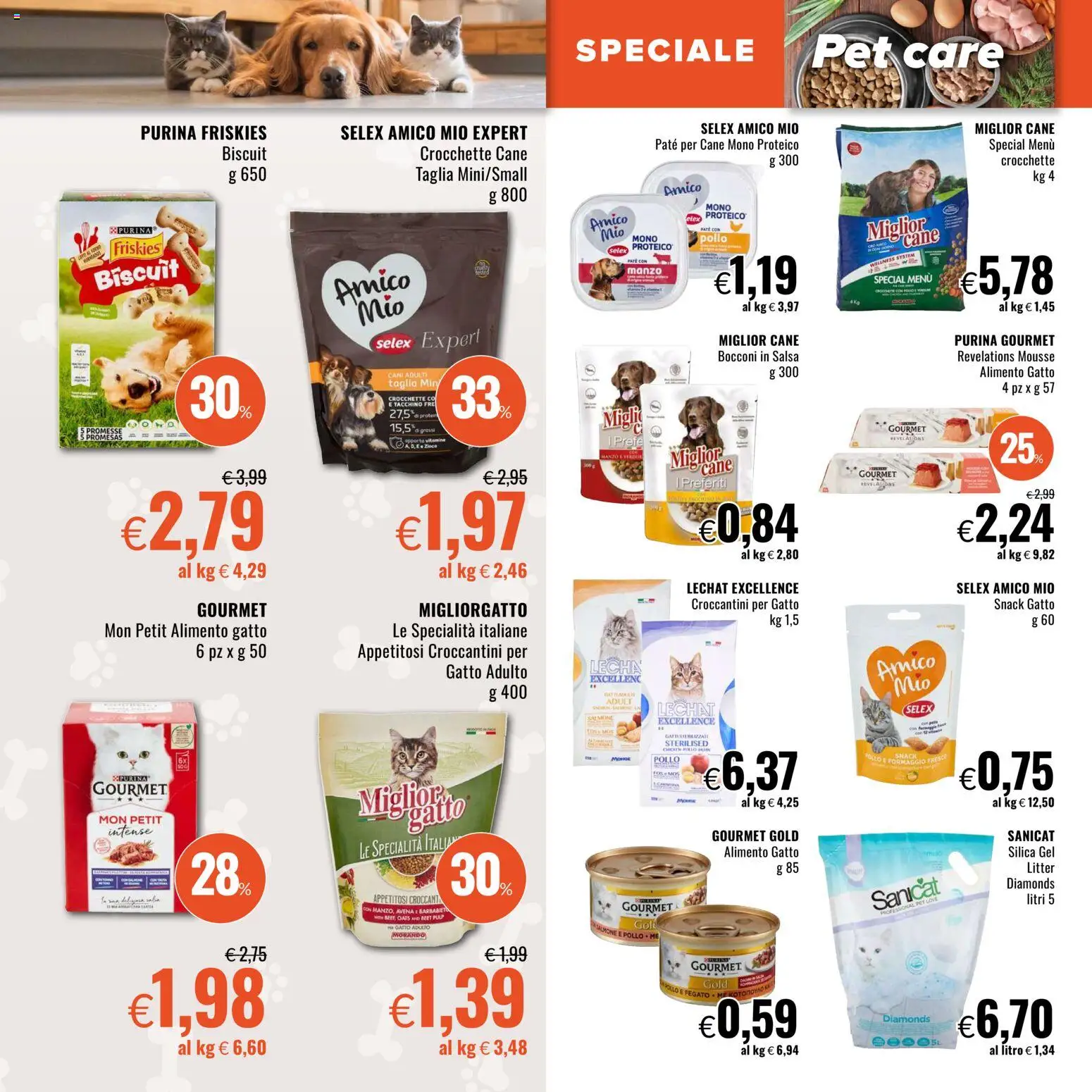 Volantino Famila del 05.03.2026 | Pagina: 22 | Prodotti: Paté, Manzo, Salsa, Crocchette