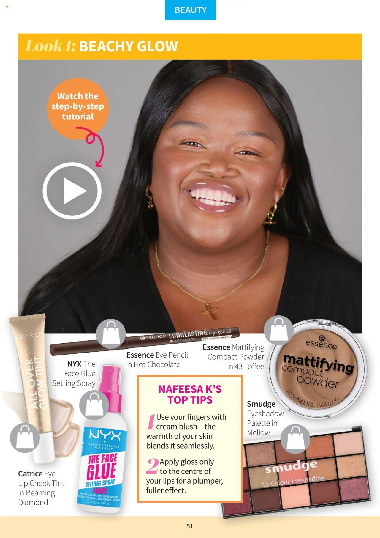 New Clicks catalogue – valid from 01.10.2025 | Page: 51 | Products: Gloss, Watch, Powder, Cream