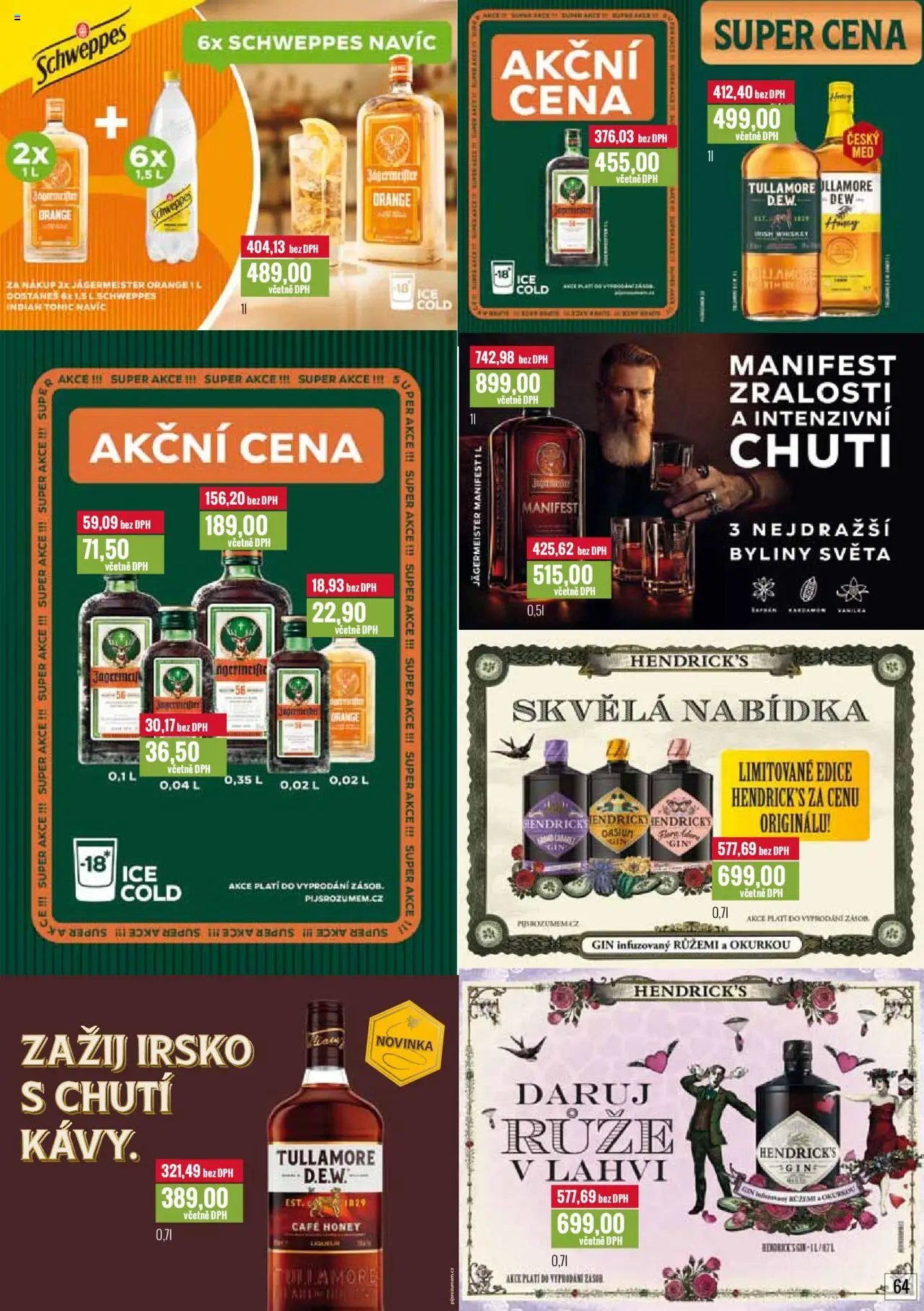 Ratio leták od 01.10.2025 | Strana: 65 | Produkty: Jägermeister, Whiskey, Gin, Tonic