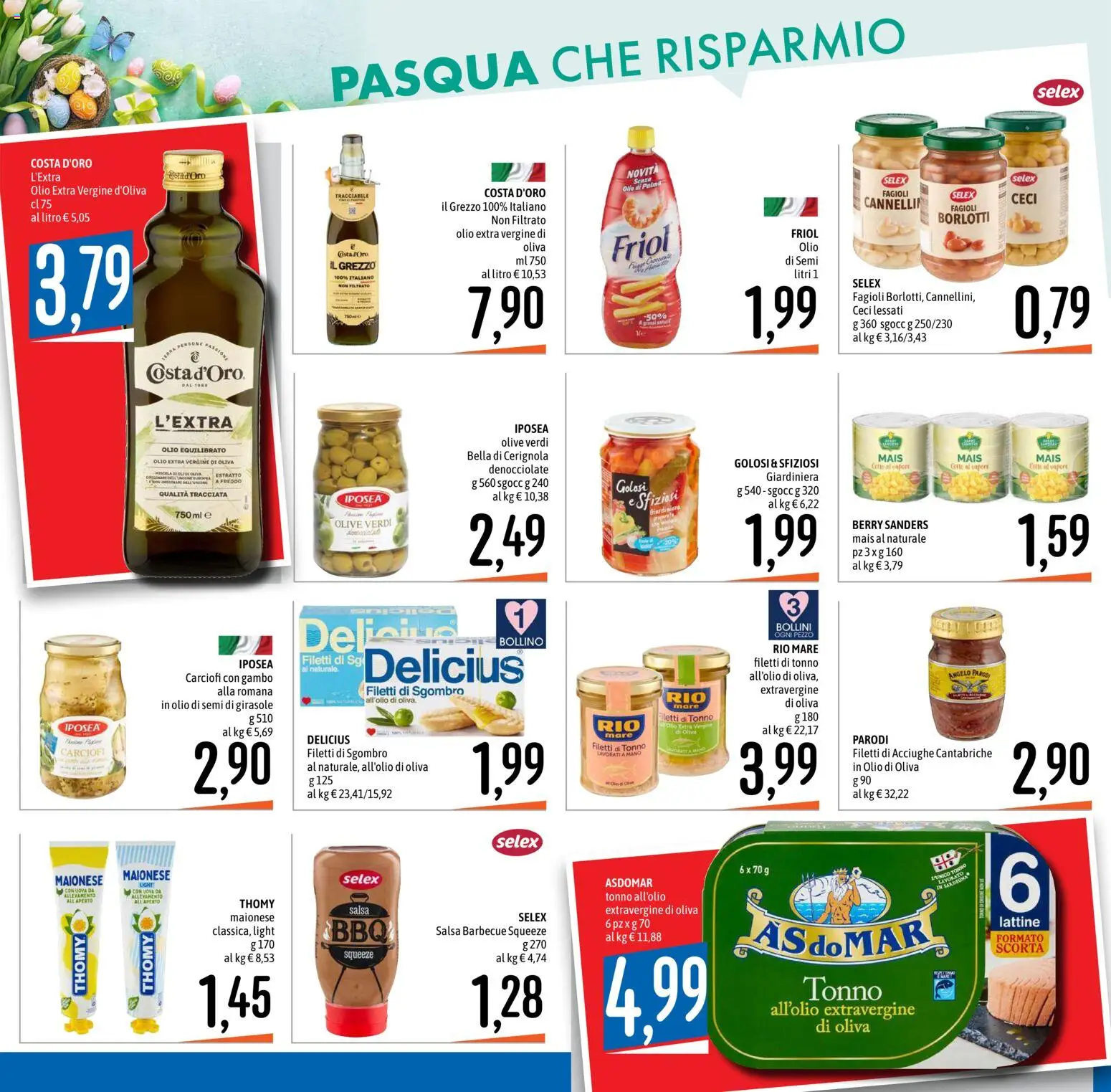 Volantino Emisfero del 26.03.2026 | Pagina: 20 | Prodotti: Ceci, Olio, Olive, Tonno