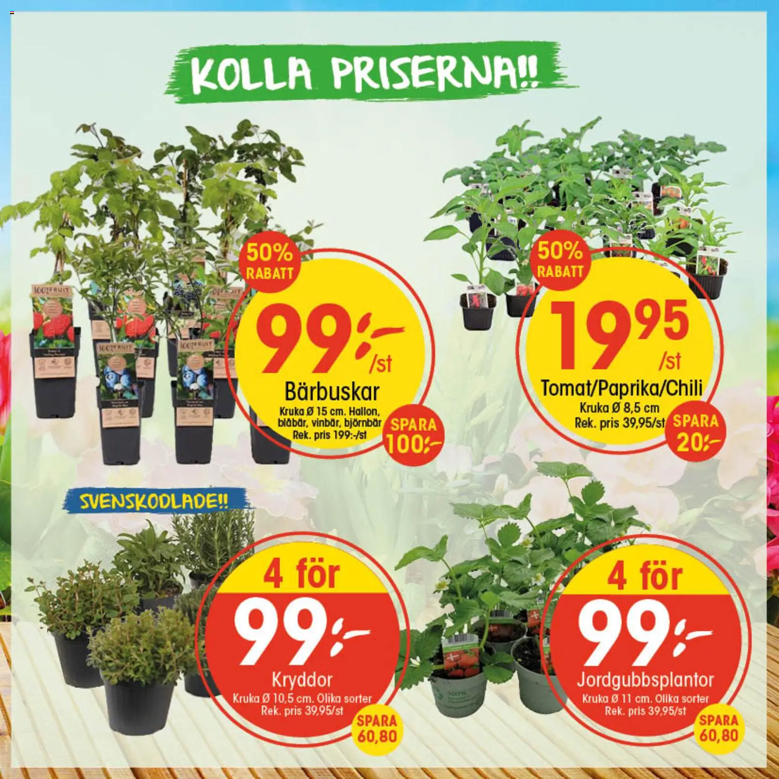 EKO reklamblad aktuell från 06.04.2026 | Sida: 1 | Produkter: Kruka, Björnbär