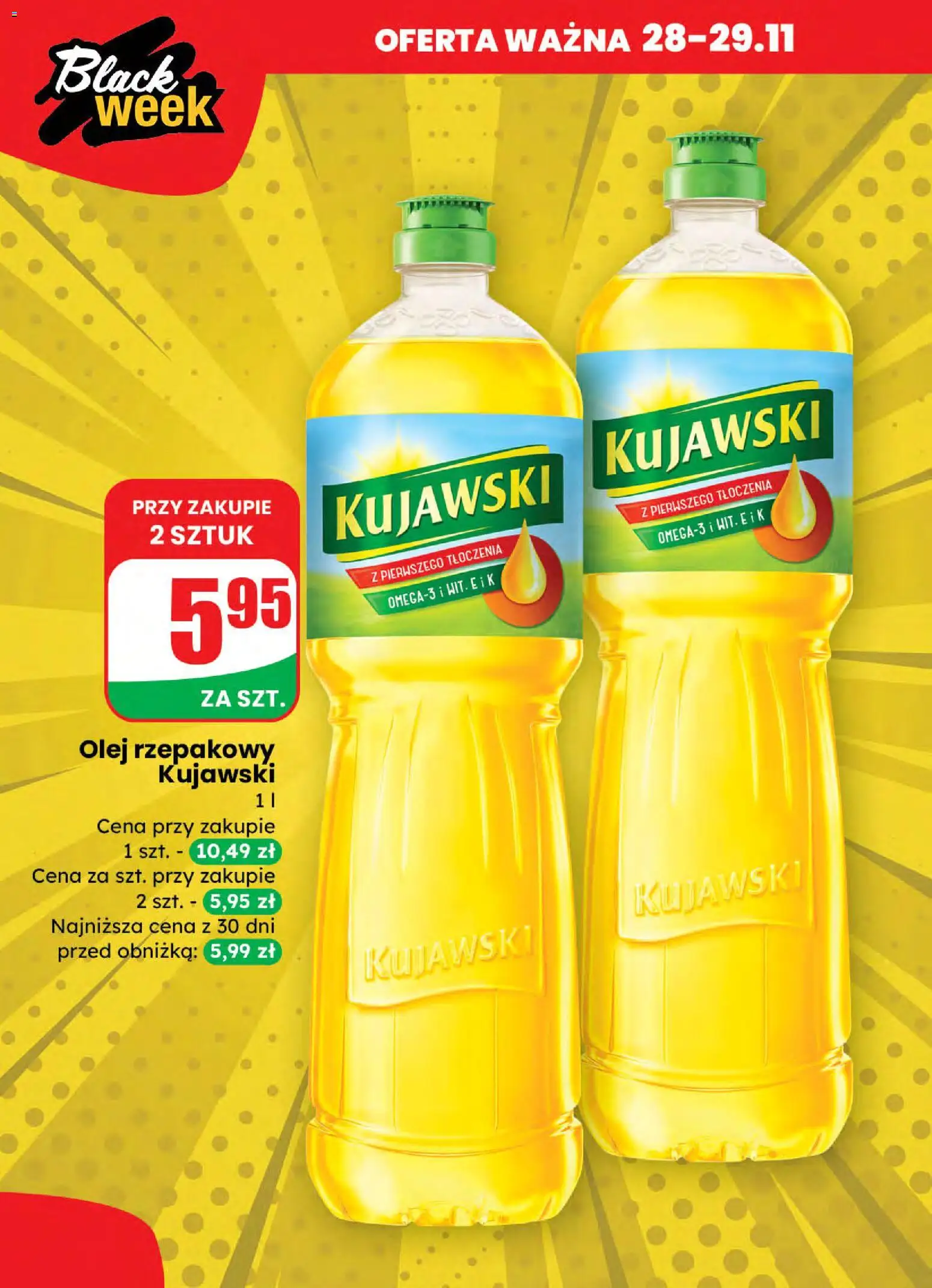 Dino Black Friday od 26.11.2025 | Strona: 11 | Produkty: Olej rzepakowy, Olej