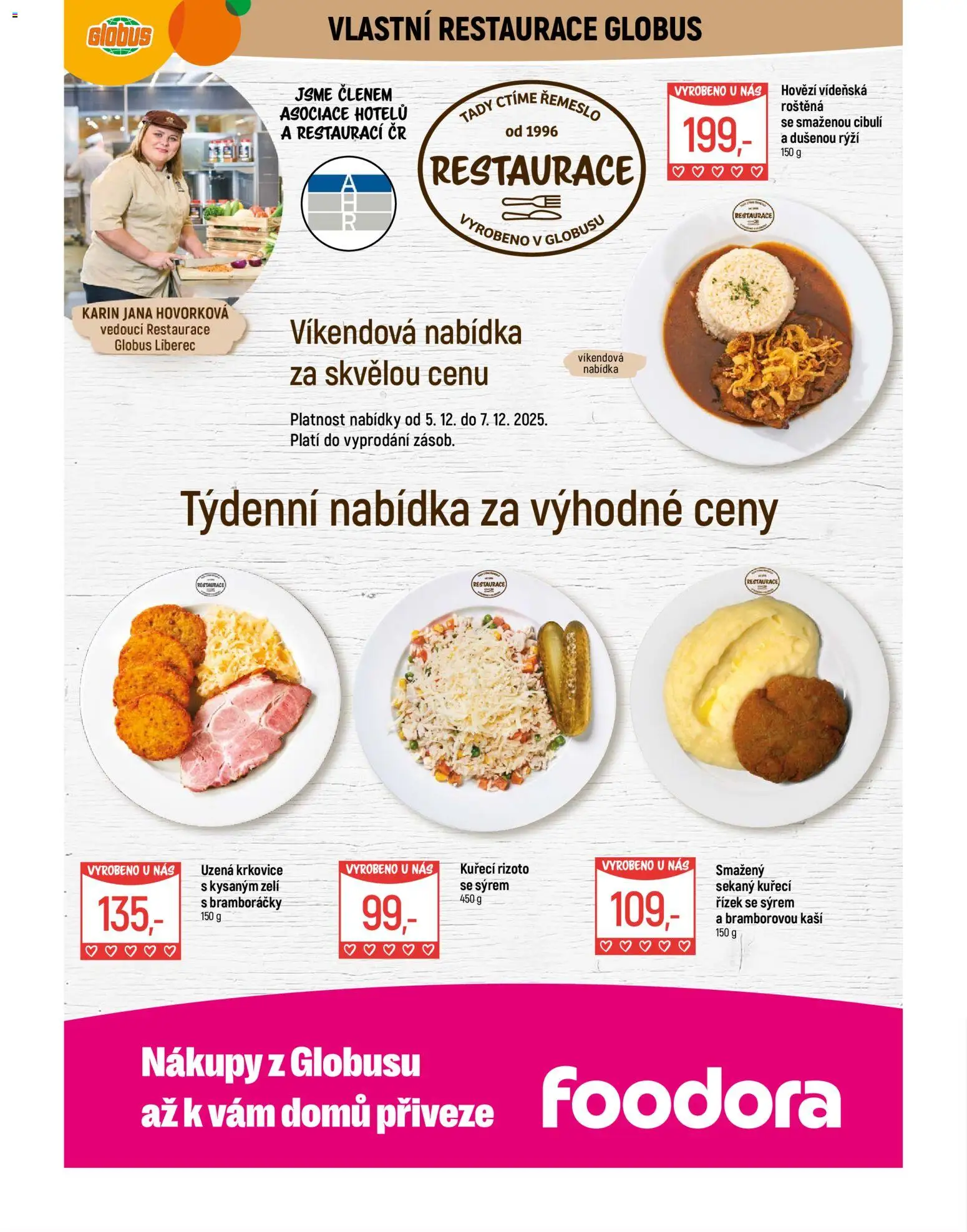 Globus leták - Liberec od 03.12.2025 | Strana: 7 | Produkty: Hovězí, Zelí, Rýži, Krkovice