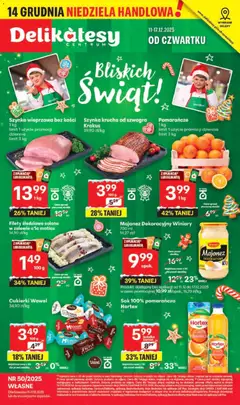 Pogląd oferty "Delikatesy Centrum Gazetka - Sklepy Własne" - ważna od 11.12.2025