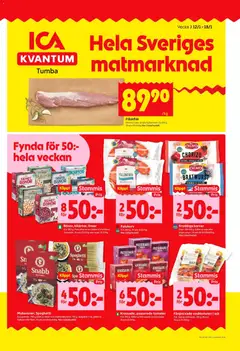 ICA Kvantum - Tumba - Förhandsvisning av reklamblad från butik ICA Kvantum aktuell från 12.01.2026