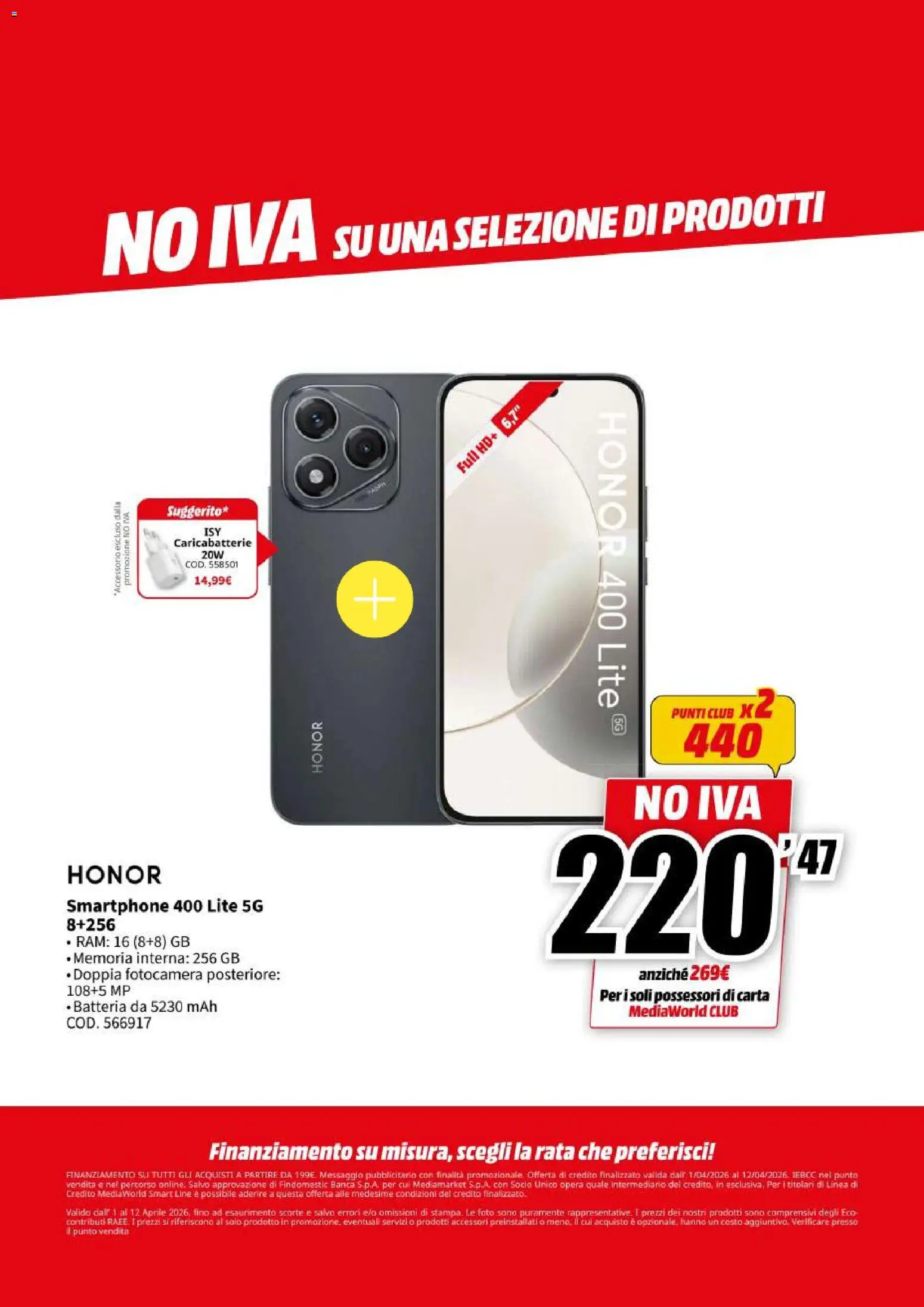 Volantino Media World del 01.04.2026 | Pagina: 23