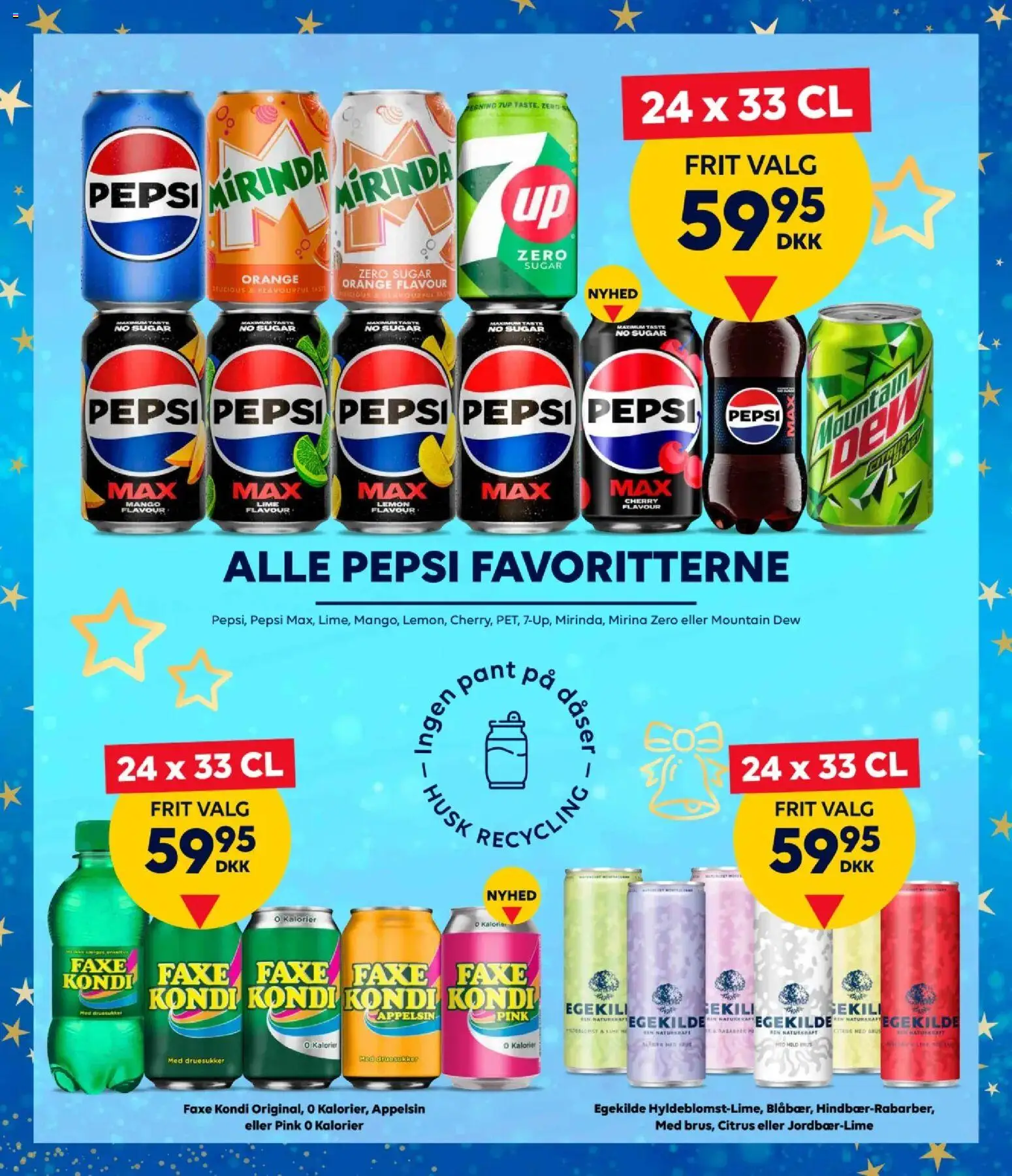 Bordershop tilbudsavis – gyldig fra 05.11.2025 | Side: 11 | Produkter: Faxe Kondi, Pepsi