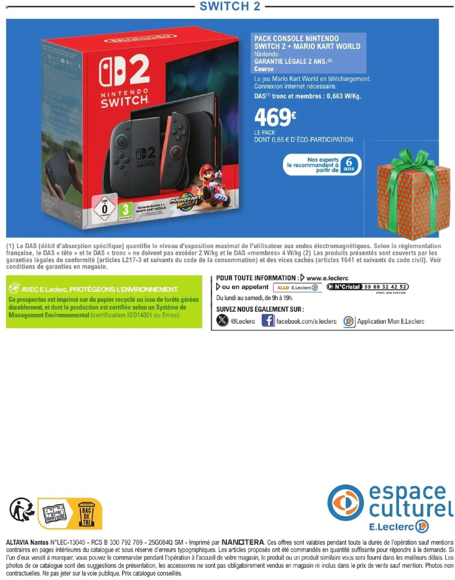 {H1} | Page: 108 | Produits: console Nintendo Switch