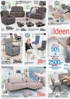 Ostermann Beste Ideen für Ihre neuen Möbel ab 25.10.2025 gültig | Seite: 2 | Produkte: Relaxsessel, Eckbank, Tisch, Kuchen