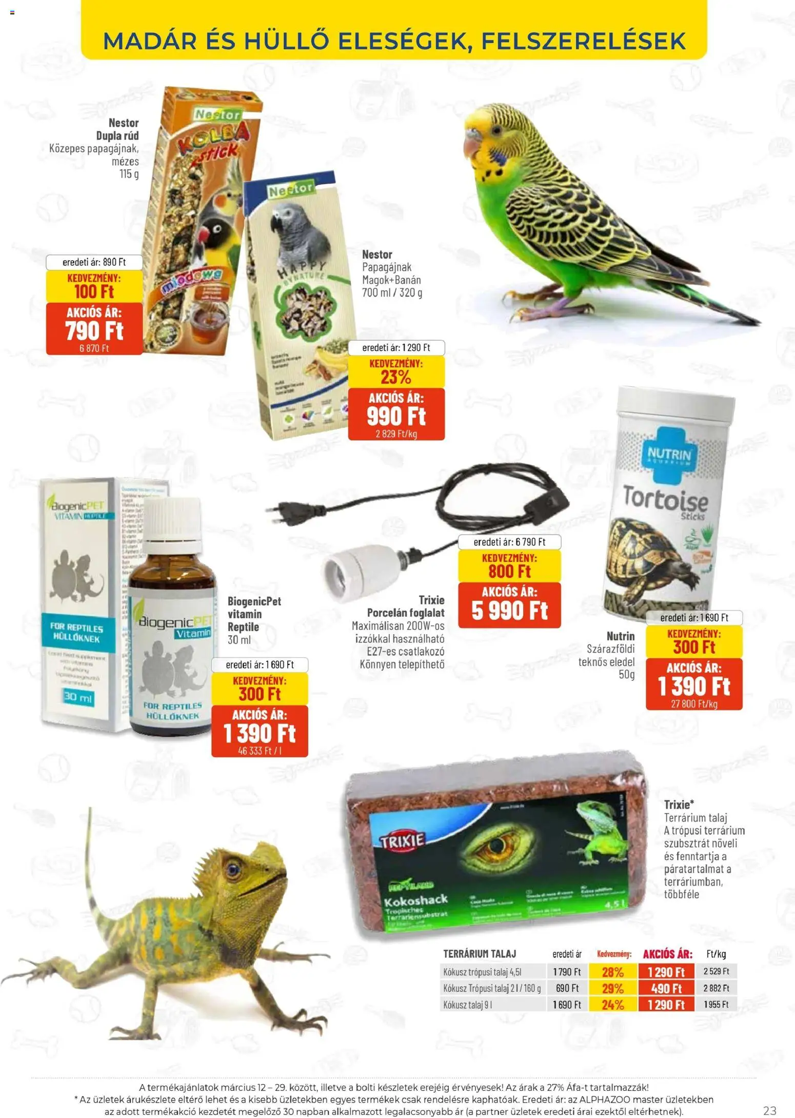 AlphaZoo akciós ujság - amely érvényes a következő dátumtól: 12.03.2026 | Oldal: 23 | Termékek: Csatlakozó, Kokusz, Foglalat