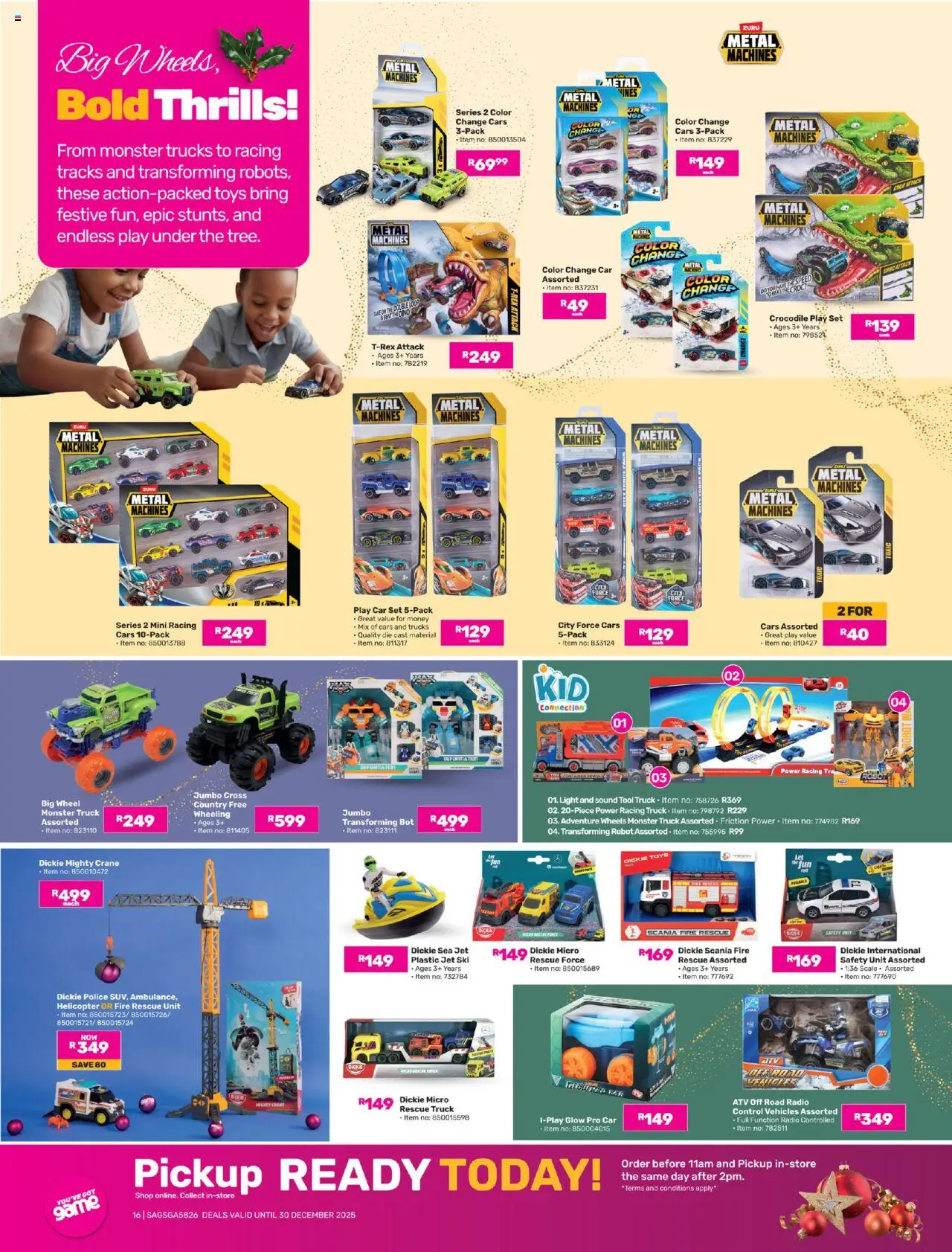 New Game catalogue – valid from 20.10.2025 | Page: 16 | Products: Radio, Toys, Light